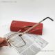 AAA Copy Cartier Panthere de Eyeglasses Silver&Clear CT0085O (5)_th.jpg